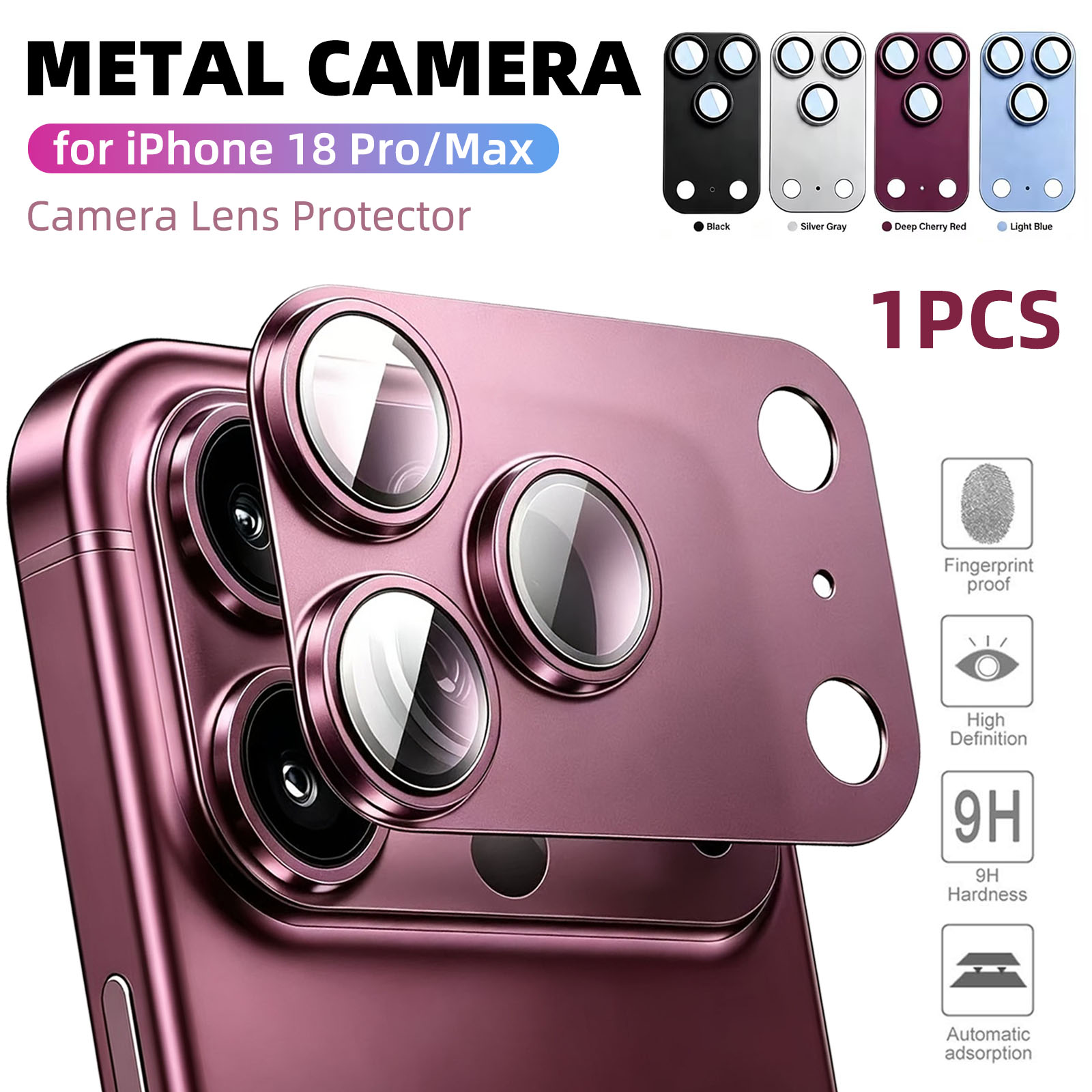 Tempered Glass Screen 9H - 2026 New Camera Lens Protector for