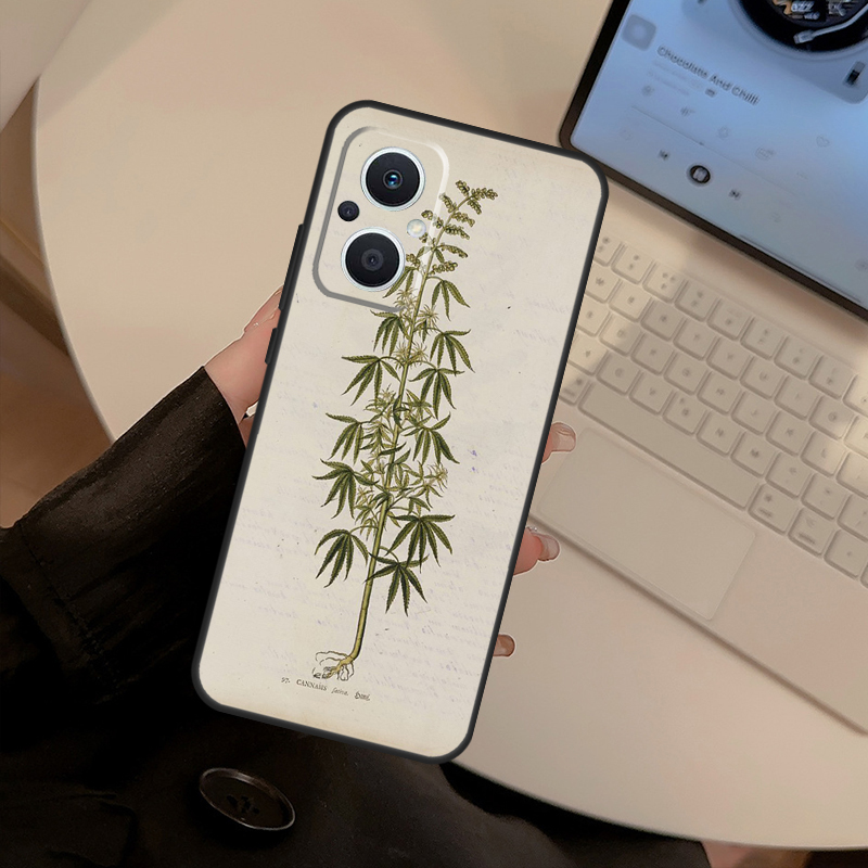 Botanical Drawings Flowers Cas - Oppo Reno 12 recension och pris