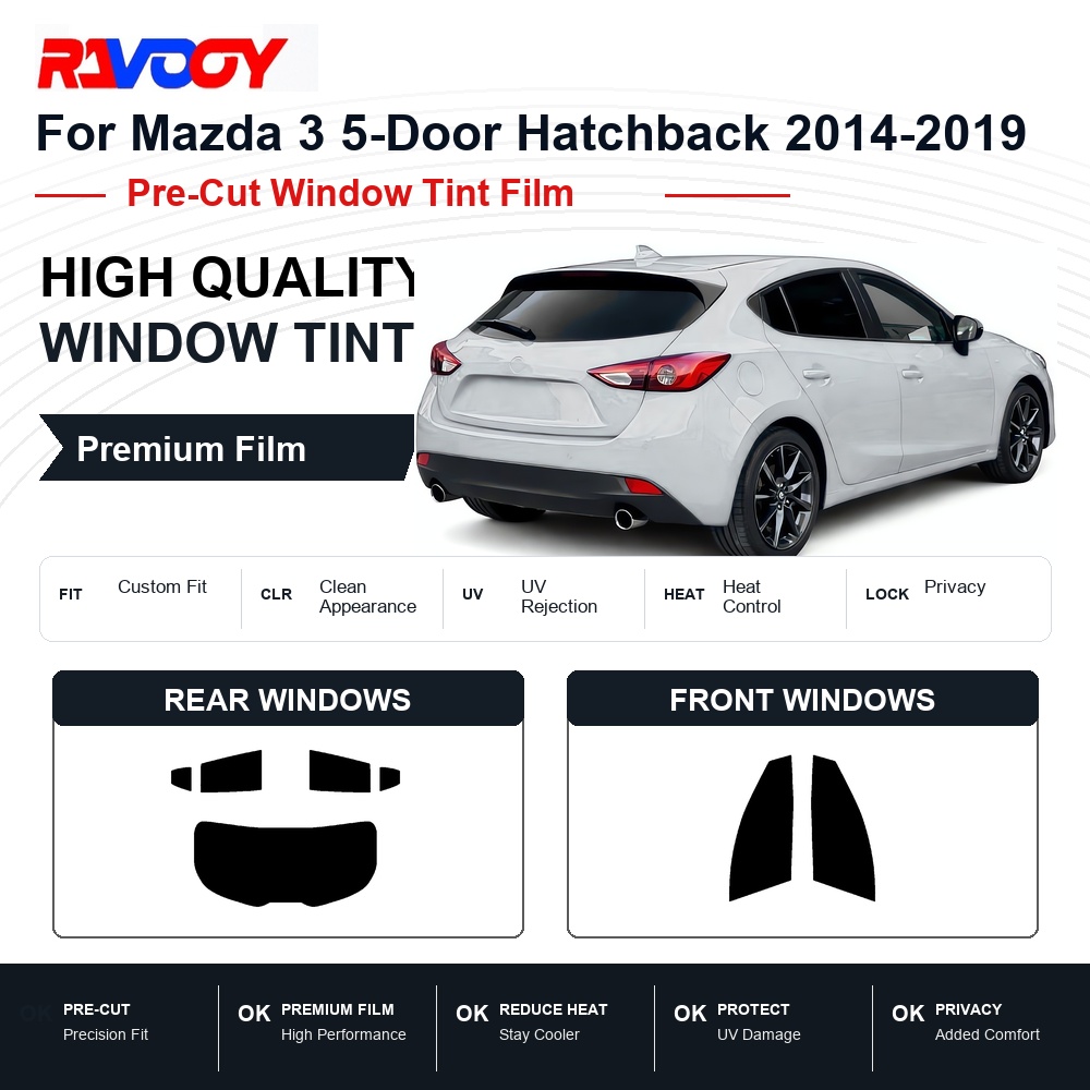 Premium Pre-Cut Window Tint Fo - Privacy Screen Protector recension och pris