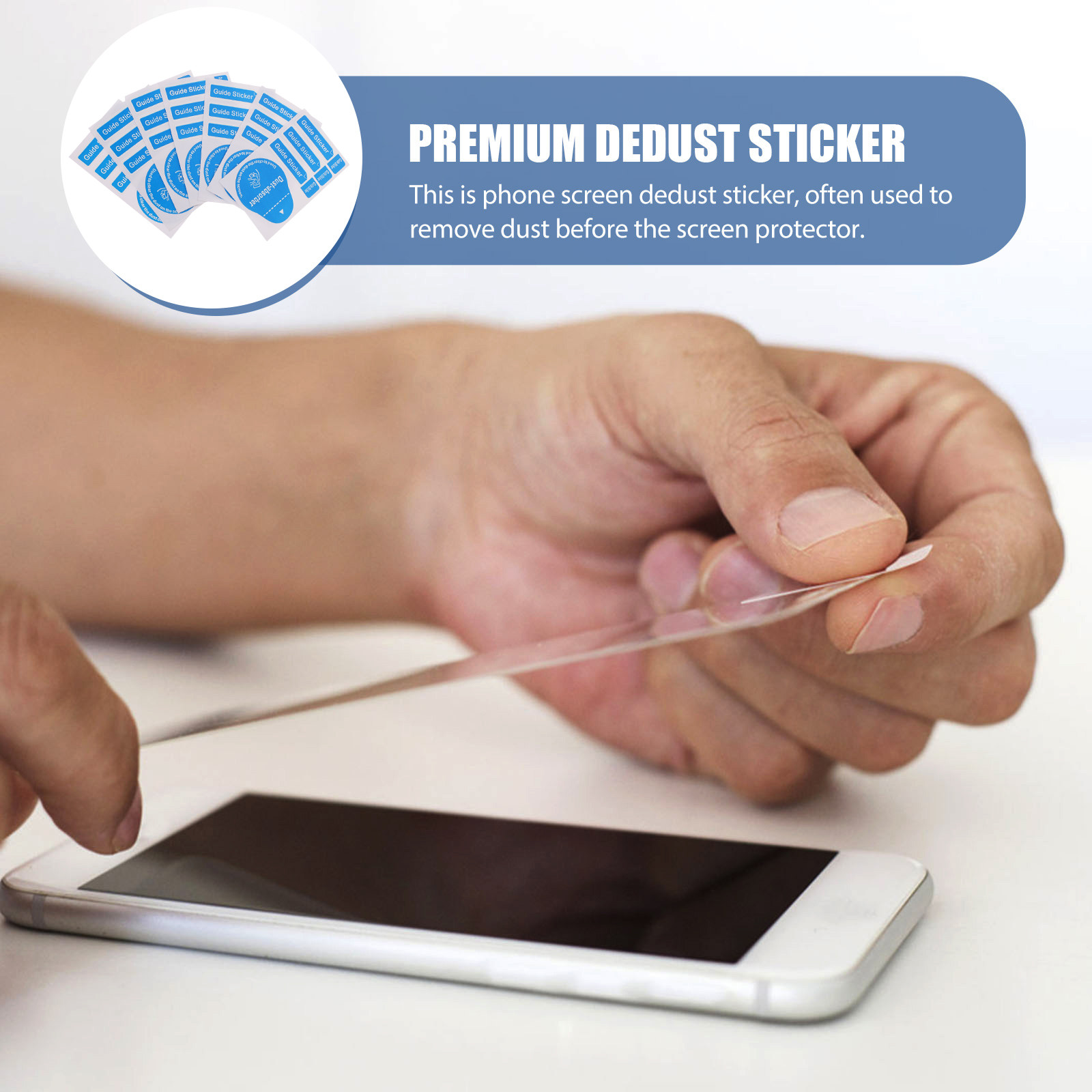 400Pcs Phone Screen Dust Clean - Dust Removal Sticker recension och pris