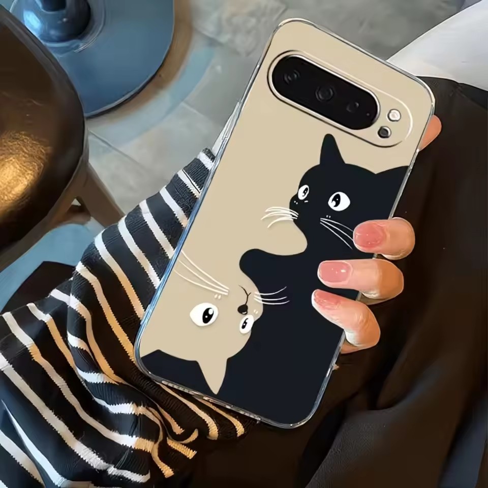 Hot Kawaii Cartoon Black Cat P - Google Pixel 9 recension och pris