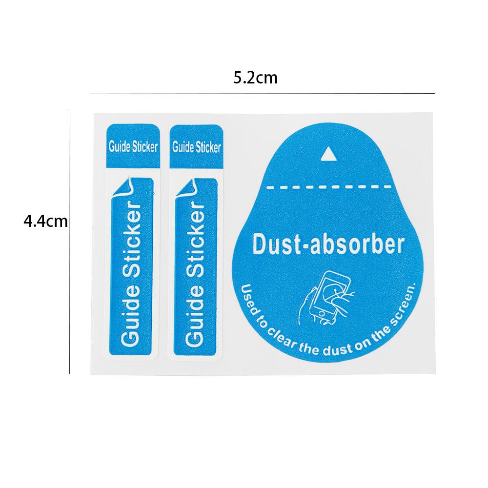 PC Tempered Glass Guide Sticke - Dust Removal Sticker recension och pris