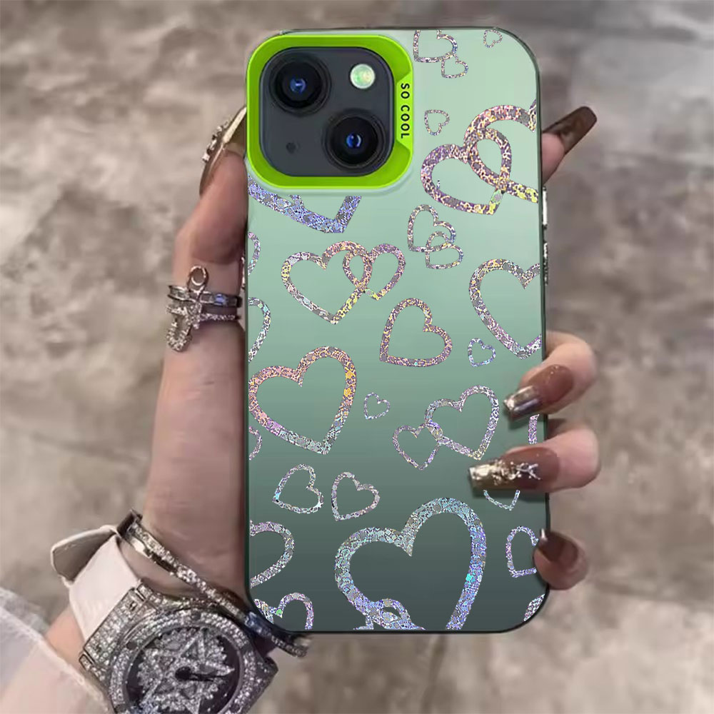 Colorful Heart Print Case For  - Apple Iphone 16 recension och pris