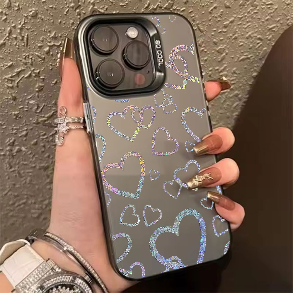 Colorful Heart Print Case For  - Apple Iphone 16 recension och pris