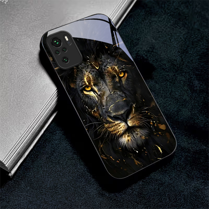 Lion With Golden Black Glass P - Xiaomi Redmi Note 13 recension och pris