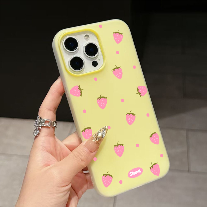 Sweet Pink Strawberry Pattern  - Xiaomi Redmi Note 13 recension och pris