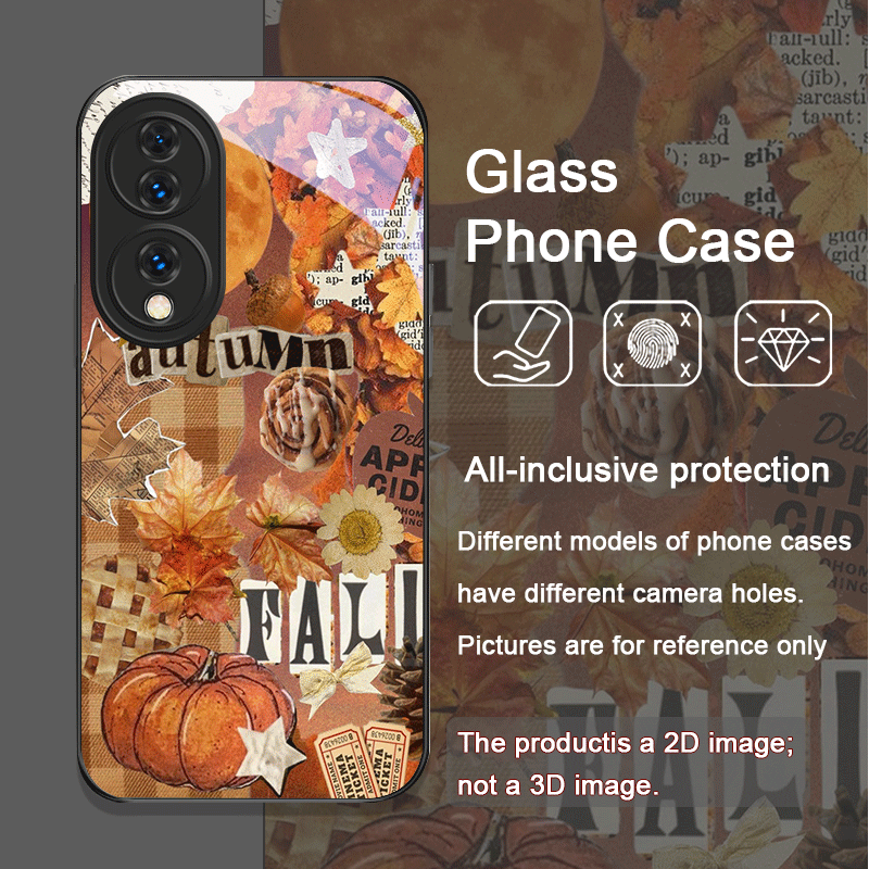 Retro Autumn Leaves Pumpkin Pl - Huawei Nova 12 recension och pris