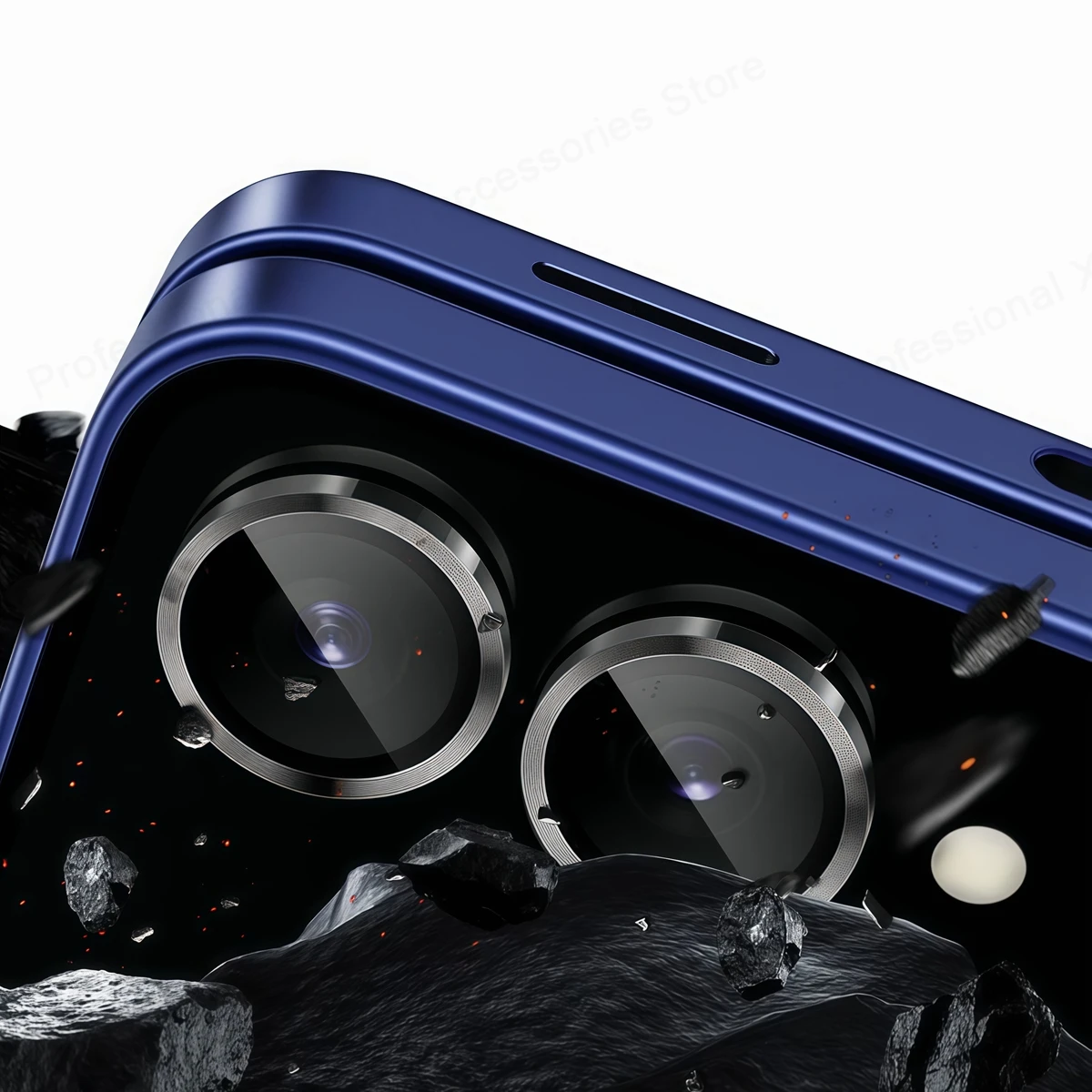 New Camera Metal Ring Protecto - Tempered Glass Screen 9H recension och pris