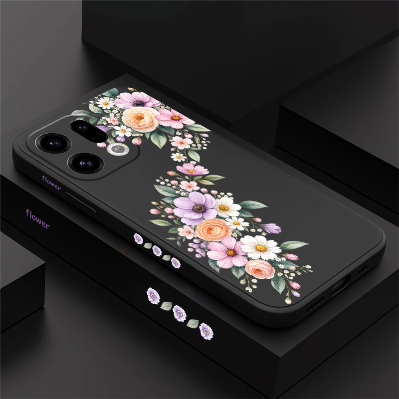 Pink Small Floral Flower Phone - Oppo Reno 12 recension och pris